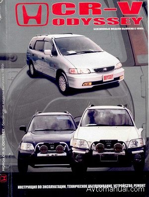 Скачать руководство по ремонту и обслуживанию Honda CR-V / Odyssey с 1995 года выпуска