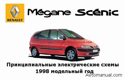 Электрические схемы Renault Megane Scenic 1998 модельный год