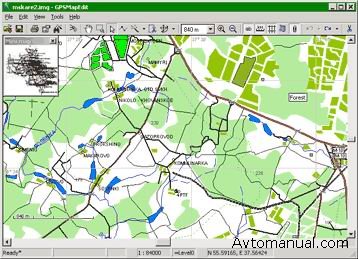Редактирование GPS-карт Geopainting GPSMapEdit v.1.0.57