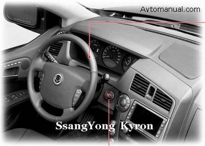 Руководство пользователя по эксплуатации автомобиля SsangYong Kyron
