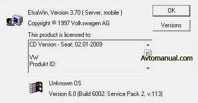 Скачать ELSA 3.7 для автомобилей SEAT версия 02.01.2009