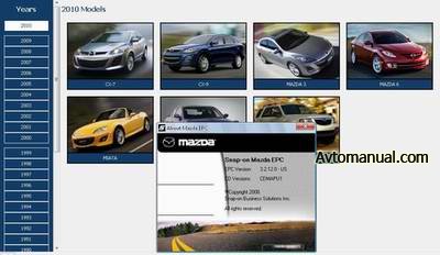 Каталог запасных частей Mazda USA ProQuest 10.2009