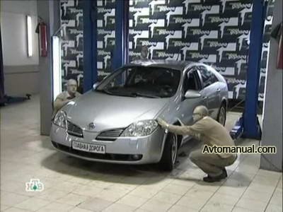 Видео тест обзор автомобиля Nissan Primera 2003 года выпуска