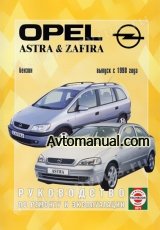 Руководство по ремонту Opel Astra / Zafira с 1998 года выпуска