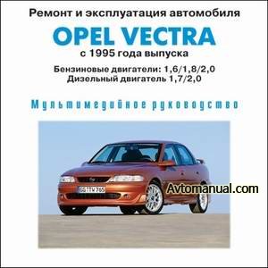 Руководство по ремонту Opel Vectra B с 1995 года выпуска