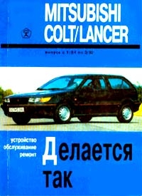 Руководство по ремонту и обслуживанию Mitsubishi Colt / Lancer с 1.1984 по 3.1992 год выпуска.