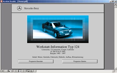 Mercedes W124. ремонтная документация-1985-1997.