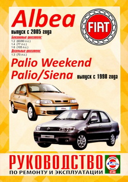 Руководство по ремонту Fiat Albea с 2005 года выпуска, Fiat Palio / Palio Weekend / Siena с 1998 года выпуска
