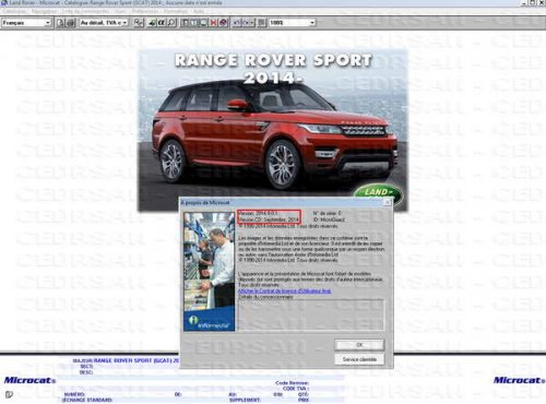 Каталог запасных частей Land Rover Microcat версия 09/2014