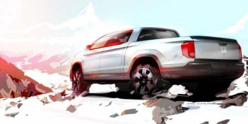 Дизайн пикапа Honda Ridgeline нового поколения представлен публике