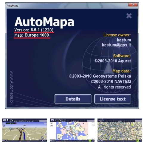AutoMapa EUROPE Download